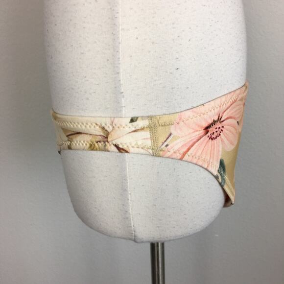 Triangl Tan Floral Swim Bottoms Small - Picture 2 of 7
